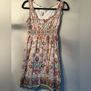 Studio M Multicolor Babydoll Floral Dress
